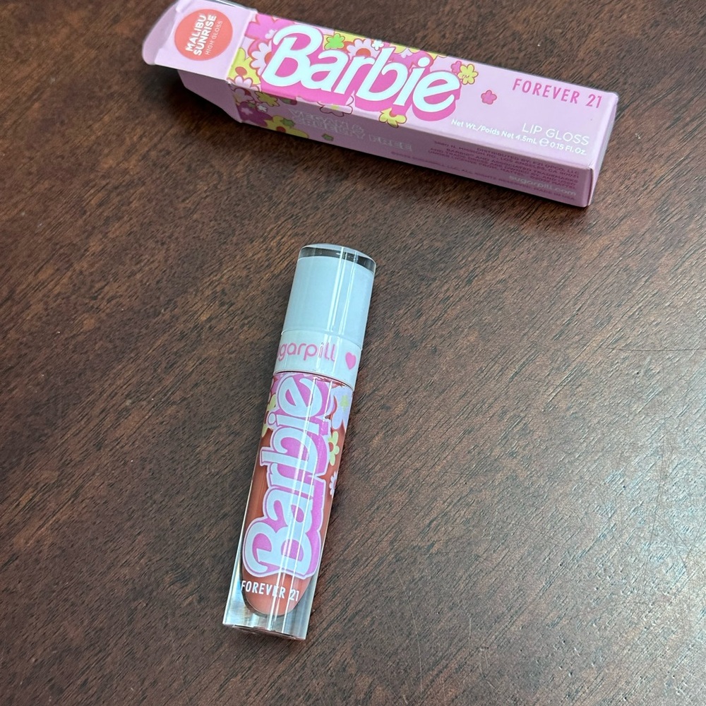 NEW Barbie x Sugarpill Forever 21 Lip Gloss Malibu Sunrise